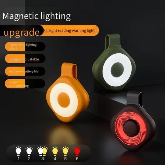Lanterna Magnética Multifuncional , Luz Forte Externa , mini Chaveiro , De Carregamento , Iluminação LED De Trabalho De