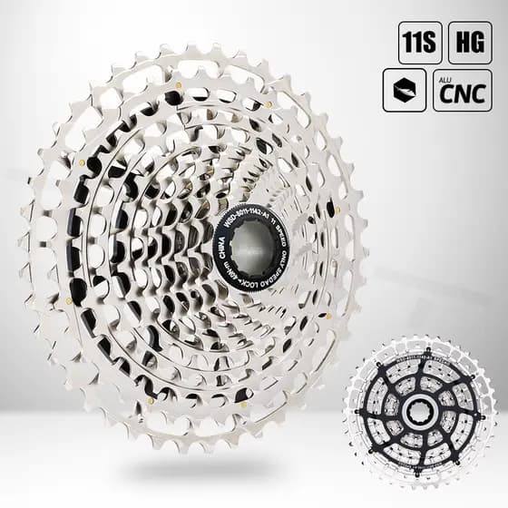 Cassete De Bicicleta SPEDAO 11-42T 11S E 46T 12S , Compatível Com Cubo Shimano HG Para Cascalho De Estrada MTB , Peças D
