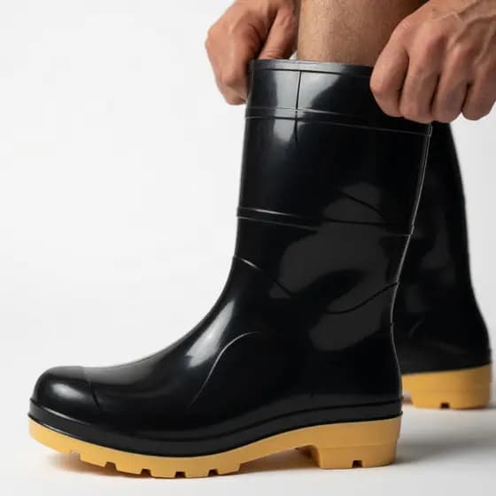 Bota Galocha Impermeável EPI com C.A. Original Proteção Chuva Motoboy Limpeza ENVIO IMEDIATO