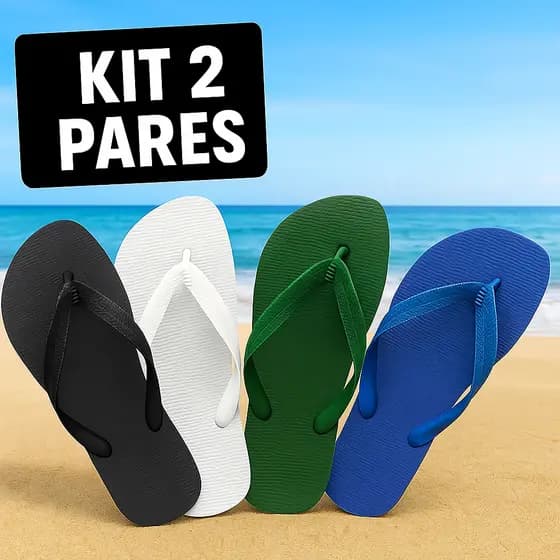 Kit 2 Pares Chinelo Masculino Adulto Slide Casual Macio Antiderrapante Chinelo Preto Chinelo Branco