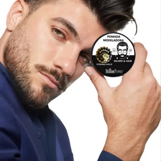 Pomada Modeladora Masculina Premiun Seu Cabelo Com Efeito Brilho Molhado Fixação Forte 100 Gramas