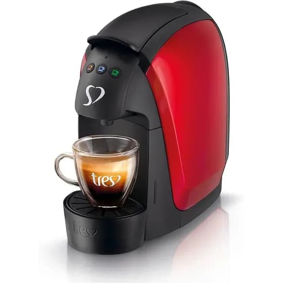 Cafeteira Espresso Luna Vermelha - Tres 3 Corações Vermelho 127v