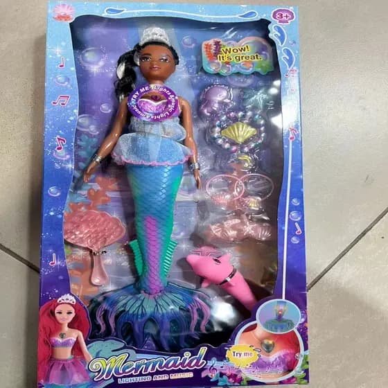 Brinquedo de SEREIA COM ACESSORIOS A LITTLE MERMAID