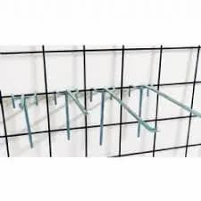 GANCHO SUPORTE ZINCADO PARA TELA ARAMADA OU BIOMBO KIT COM 10 UNIDADES