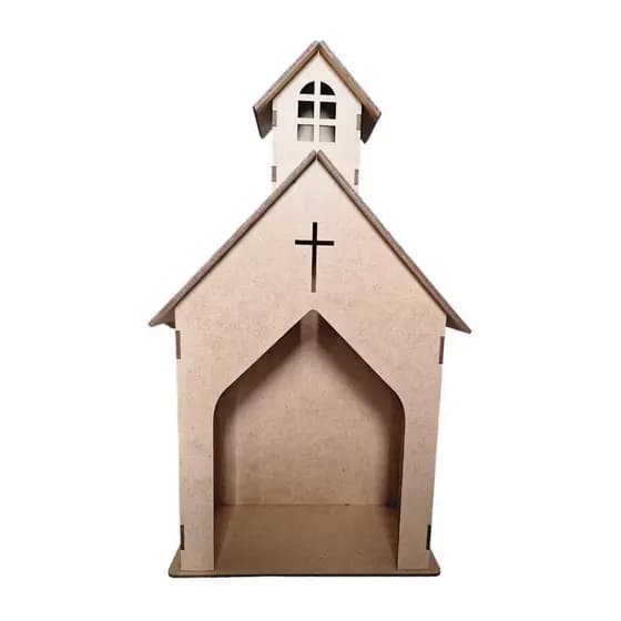 ORATORIO GRANDE CAPELA DE SANTO DECORATIVA EM MDF
