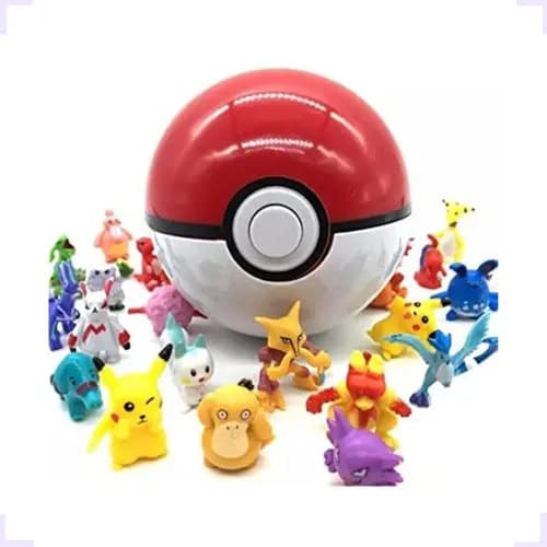 Pokebola Colecionadora 10 Bonecos Pokémon Sortidos Brinquedo Criança