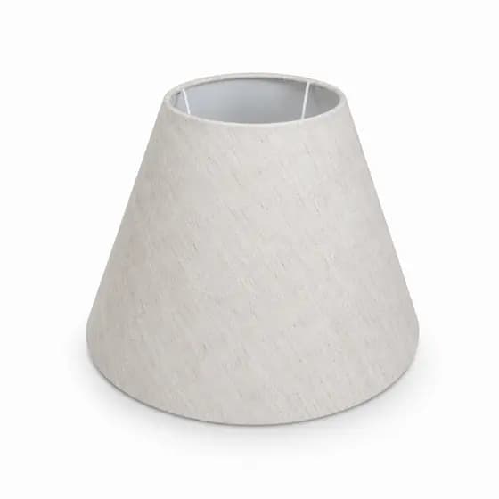Cúpula de Abajur 15X35X25 EM Tecido Linho Luminária Decoração Sala Quarto