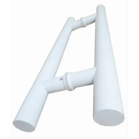 Puxador Aço Inox 45cm tubular Branco
