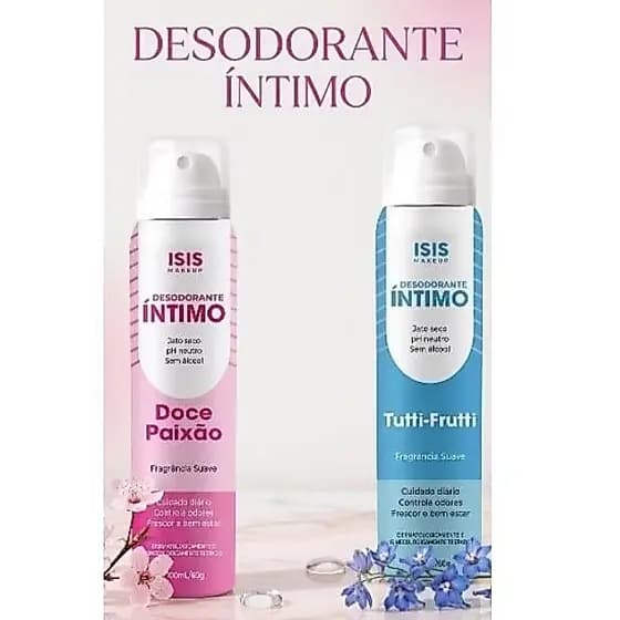 Desodorante Íntimo Isis – Doce Paixão ou Tutti-frutti