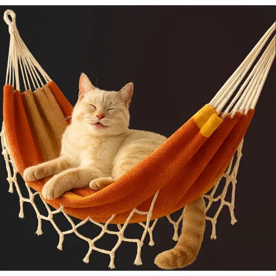Rede de descanso para gatos caminha de pet com diversas cores