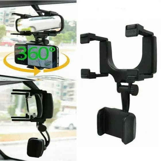 Suporte Veicular Universal Para Celular No Retrovisor Carro