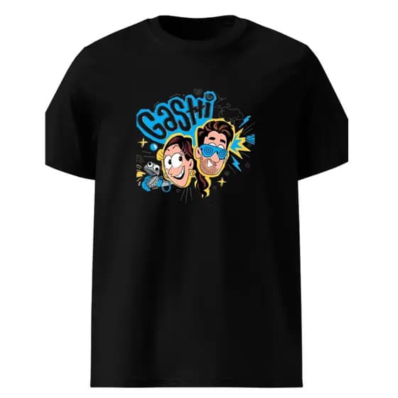 Camiseta Youtubers Gashi Camisa Gabriel e Shirley Blusa 100% Algodão Premium Adulto Unissex