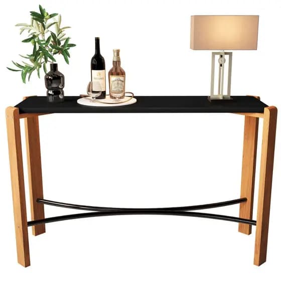 Aparador Buffet Bar Cantinho Do Café Em MDF 15mm Preto 100cm Para Sala