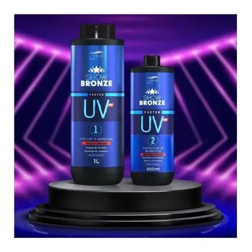 Photon UV PRO Passo 1 e Passo 2 Capilar Essência Show Bronze