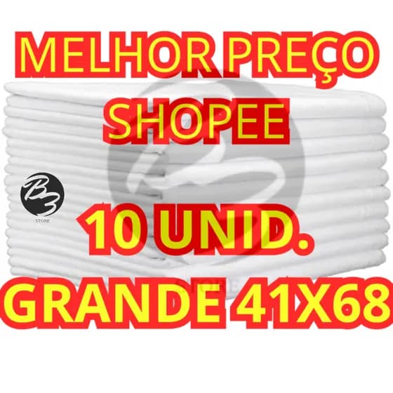 10 Pano De Prato Branco Liso Atacado Para Cozinha e Copa Bainha GRANDE 40x68 100% Algodão
