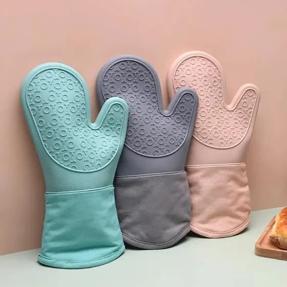 Luva Térmica De Silicone Para Fornos Resistente Altas Temperaturas