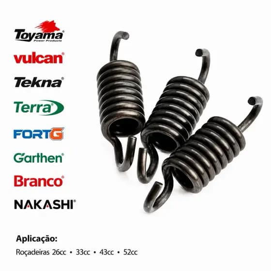 Kit 3 Molas da Embreagem Roçadeiras a Gasolina 33/43/52/63 cc Universal