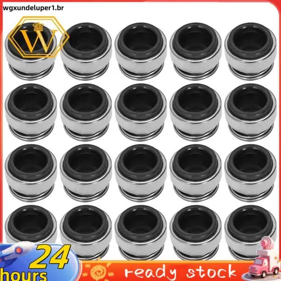 20X 12mm Borracha De Mola Enrolada Bomba De Fole Com Selo Mecânico 301-12