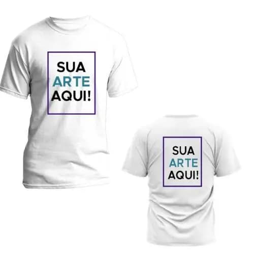 Camiseta Infantil Personalizada FRENTE E COSTA