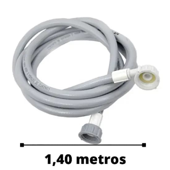 Mangueira Entrada de Água Máquina Lavar Roupas Generica Para Diversas Marcas - 1,40 mts