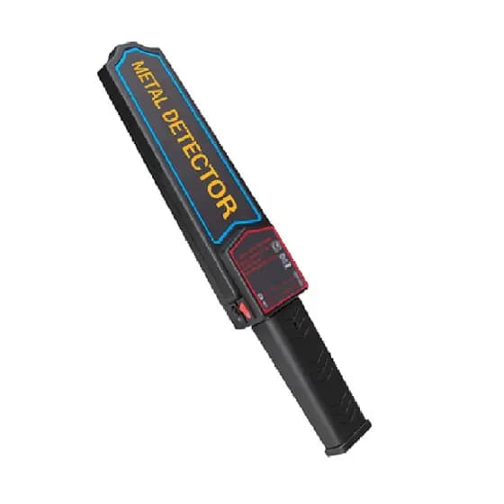 Detector de metais manual - MD303B - Portátil - Fácil manuseio - Perfeito para segurança