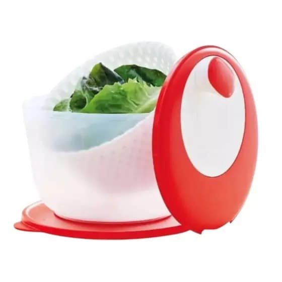 Tupperware Centrífuga Plus Secadora de Salada Vermelha 3,9 litros Tupper