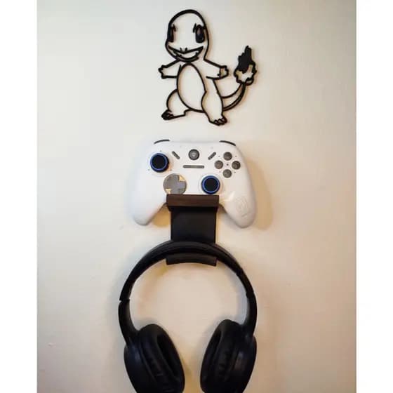 Suporte para Controle Xbox One, Ps5, Ps4, Ps3 E Headset Fone de ouvido Com Fita dupla face