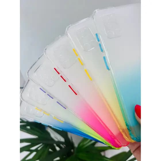 Capa Celular Samsung A31 Degradê anti impacto + Pelicula 3D borda Infnita