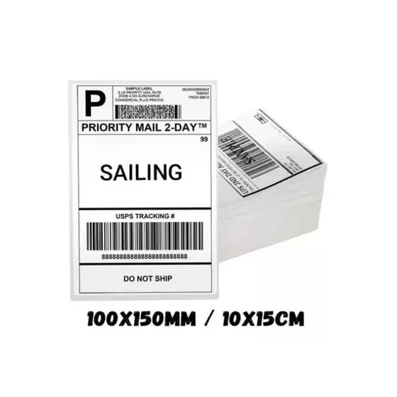 5000 Etiqueta Térmica Papel Adesivo Papel Térmico e Papel Contínuo Para PLP 10x15cm