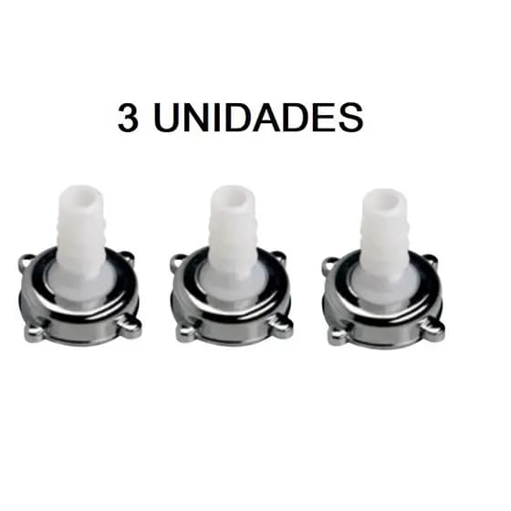 3 Bico Para Torneira Jardim Rosca Mangueira Esguicho Maquina Lavar 3/4