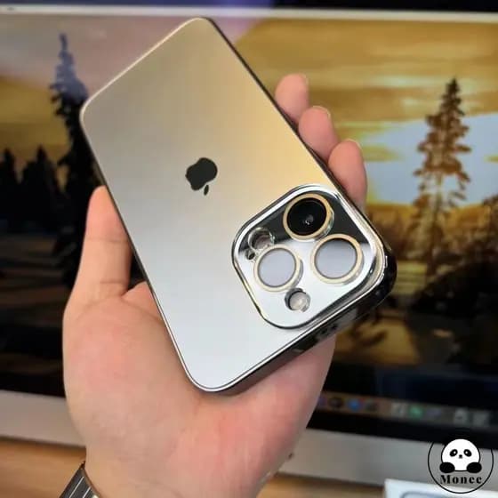 Nova Capa Anti-Impressão Digital AG Lente com tudo incluído Case Capinha De Celular Para iPhone16 15 14 13 12 11 PM