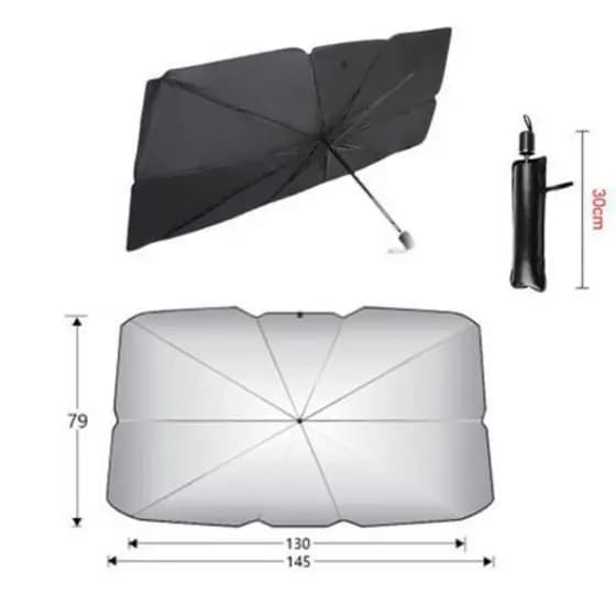 Protetor Solar para Para-brisa com Isolamento Térmico – Guarda-Sol com Proteção UV