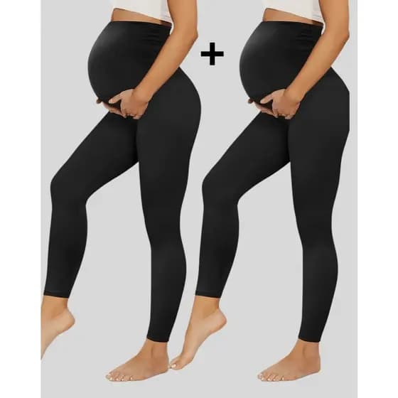 Kit 2 Calça Gestante Maternidade Gravida Moda Femenina
