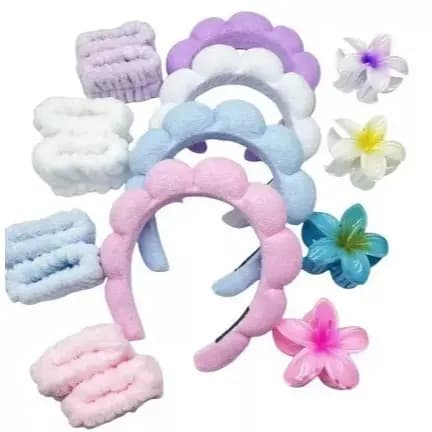 Faixa De Cabelo Em Nuvem, Tiara, Para Lavar o Rosto, Make Corea
