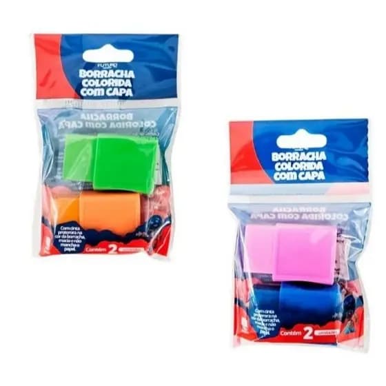 Borracha Colorida Com Capa Futuro