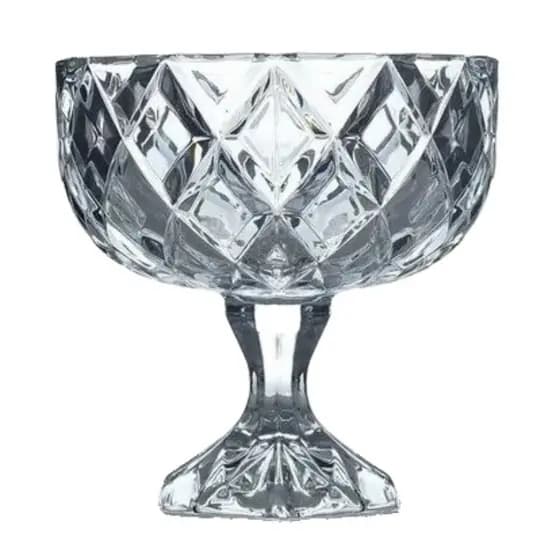 Bomboniere Vidro Grande Baleiro Potes Taça 1200ml 18x18cm Centro De Mesa Potiche Bombons Fruteira
