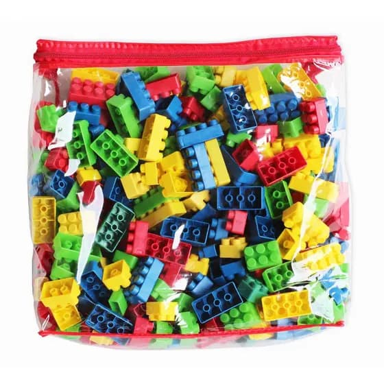 Bolsa com Blocos de Montar - 480 Peças