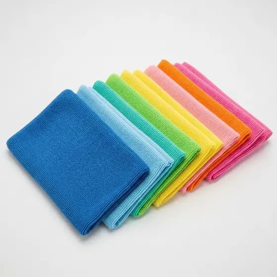 Kit 10 Panos de Microfibra 50x30 para Limpeza Geral