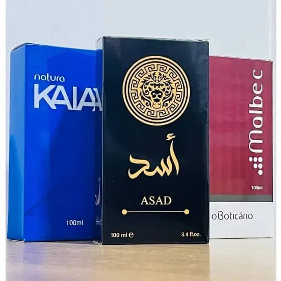 Kit 4 Perfumes Masculino Para o Dia Dia 100ml Longa Duração Presente Frasco em Vidro