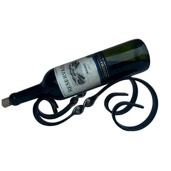 suporte para garrafa adega de Vinho rústica ferro