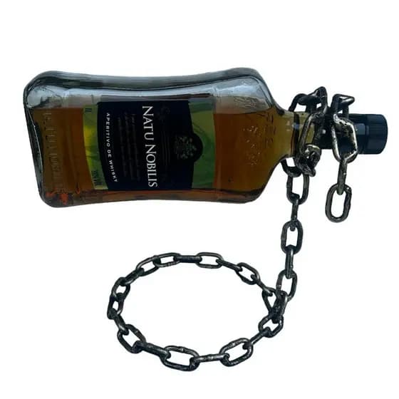 Suporte para Garrafa Corrente Mágica Adega de Vinho
