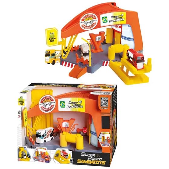 Super Posto Parking Com Rampa Caminhao Conveniencia Bomba