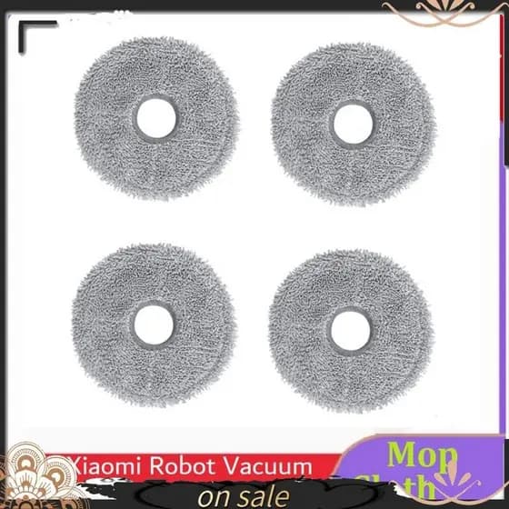 👑4PCS Pano De Esfregão Lavável Para Aspirador De Robô 3S B108CN/2Pro B113CN Reposição Do Mop