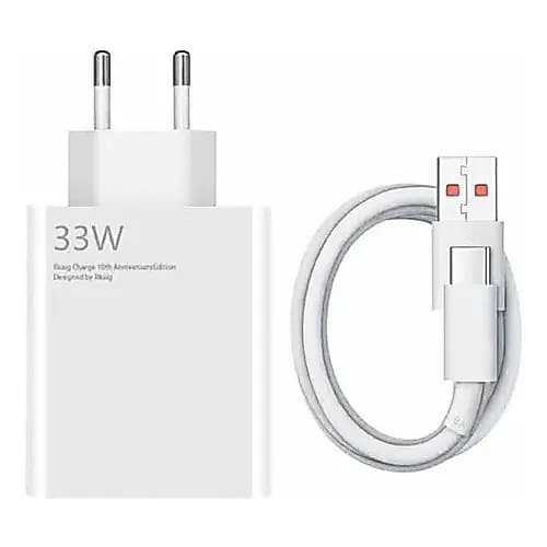 Carregador Turbo 33w P/ Xia Redmi Note 10s 9s Note 11 12