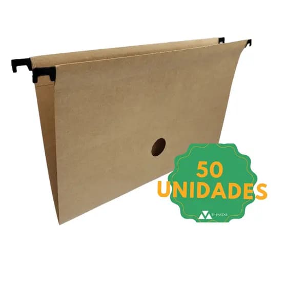 Pasta Suspensa Kraft Sem acessórios 200Gm 50 Unidades