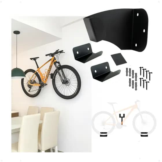 Suporte Bike Parede Horizontal Mtb Speed Reforçado