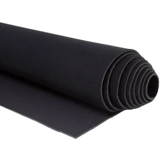 Tecido Malha Neoprene Preto Impermeável Dupla Face 2mm