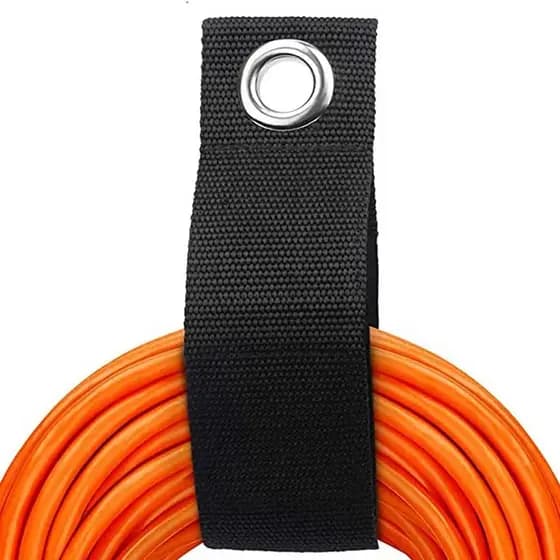 Abraçadeira de Parede Gancho Fios Cabos Loja Nylon 600d M