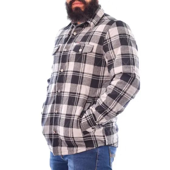 Jaqueta Country Masculina Xadrez Forrada Texas Farm