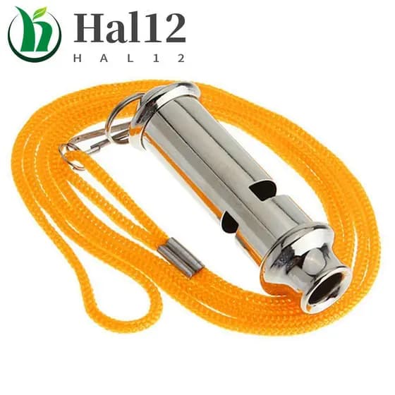 Apito De Sobrevivência HALB Metal Com Lanyard Para Aviso De Trânsito Policial